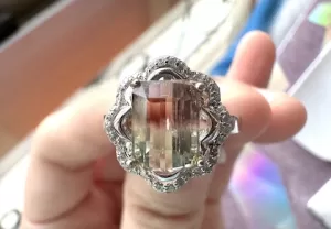 雙色碧璽戒指2