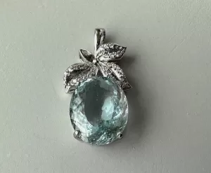 海水藍寶項鍊