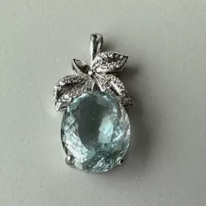 海水藍寶項鍊
